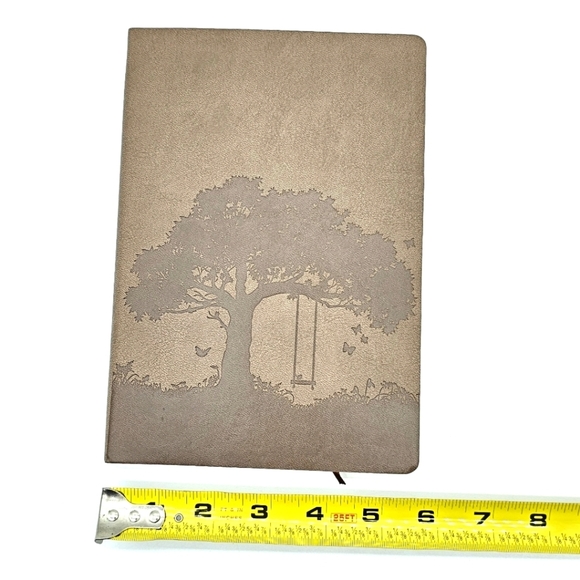 Inspirational Journal Set Tree of Life Faux Leather Pen Christian Bookmark Brown - Picture 10 of 12